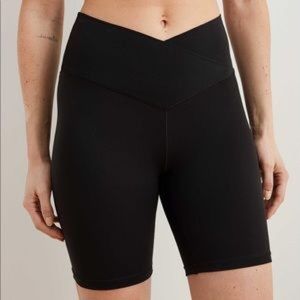 Aerie Real Me Wrap Bike Shorts